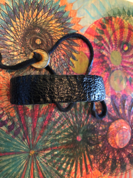 Black Lizard Bracelet