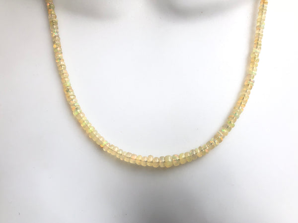 Yellow Fire Opal Necklace