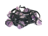 Amethyst Leather Bracelet