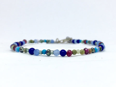 End of the Day Blue Stone Bracelet