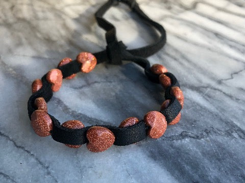 Sunstone Heart Bracelet