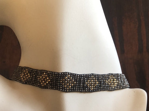 Gold Diamond Choker