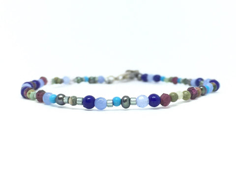 End of the Day Blue Stone Bracelet