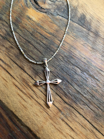 Silver Cross Necklace