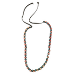 Rose's and Turquoise Zigzag Hatband