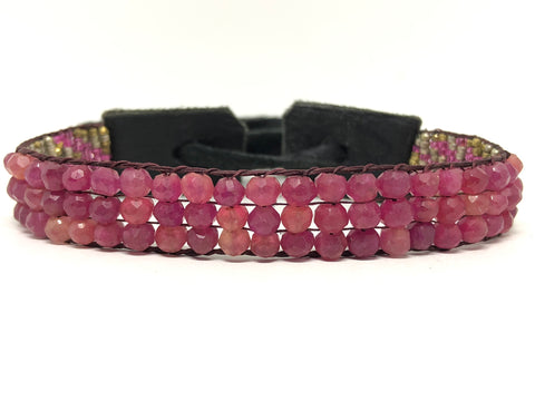 Ruby Arrow Bracelet