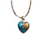 Stunning Turquoise Heart Necklace