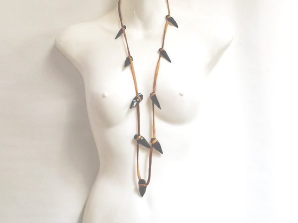 https://www.stormieart.com/products/  obsidian-arrowhead-leather-wrap Sales channels Manage Available on 3 of 3  Online Store  Point of Sale Mobile App Organization Product type Product type Default type Vendor Vendor M.O.M. Collections  Search for collections ARTISAN CRAFTED NECKLACES  STORMIE BRACELETS  Tags View all tags  Vintage, cotton, summer Chocolate Leather Theme templates Product template  The template customers see when viewing this product in your store.