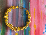 Yellow Coral Bracelet