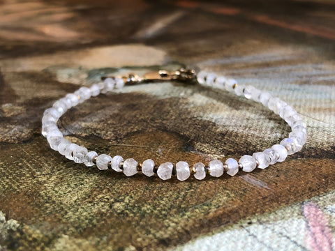 Rainbow Moonstone Bracelet